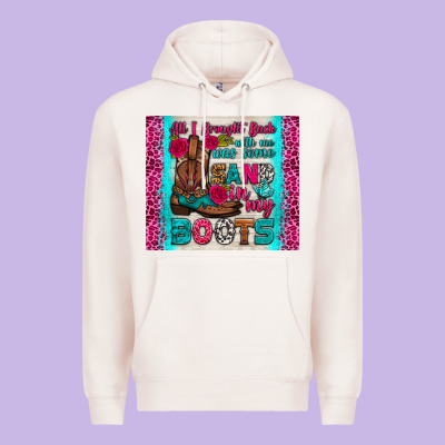 All I Brought Back With Me Was Some Sand In My Boots Tumbler Premium Hoodie Designed By Hra Design Shop