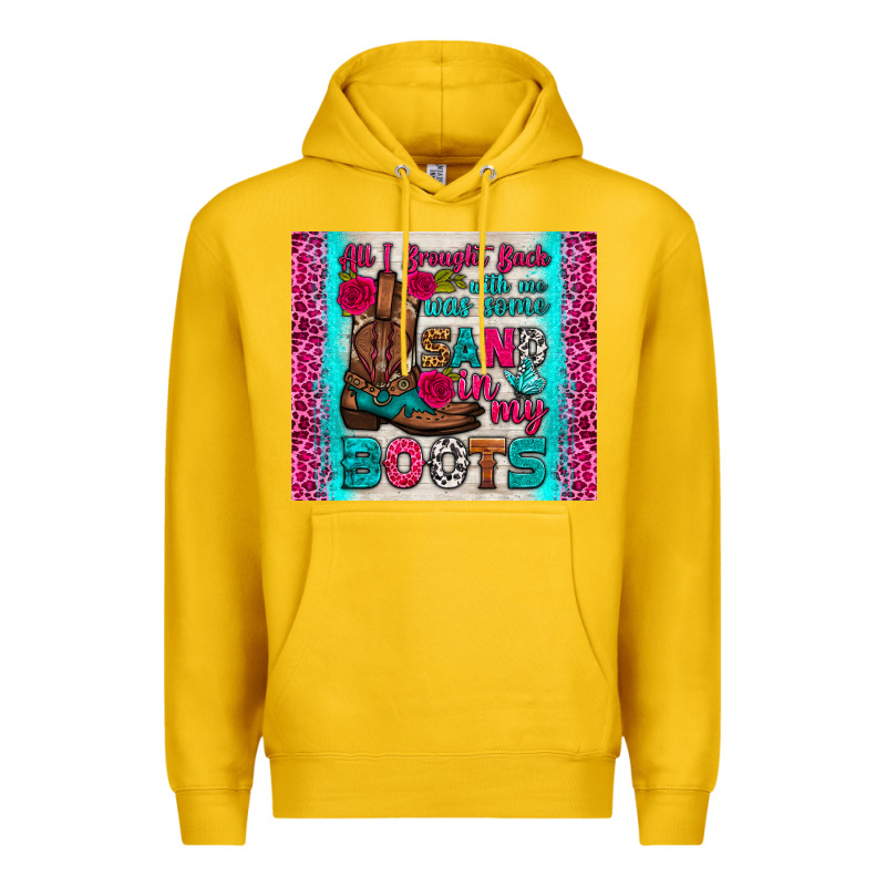 All I Brought Back With Me Was Some Sand In My Boots Tumbler Premium Hoodie by HRA Design Shop | Teevron