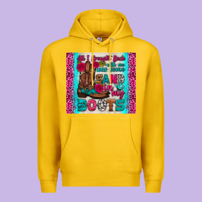 All I Brought Back With Me Was Some Sand In My Boots Tumbler Premium Hoodie Designed By Hra Design Shop