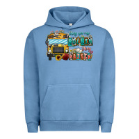 Pigment Pebble Blue They See Me Rollin' They Waiting Urban Hoodie - CowhideDigitalArt