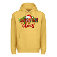 Antique Gold christmas pop pop claus Premium Hoodie - FaDigitalArtStudio