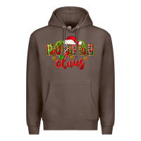 Coffee christmas pop pop claus Premium Hoodie - FaDigitalArtStudio