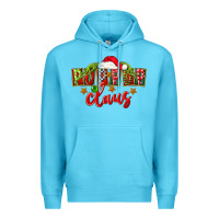 Ocean Blue christmas pop pop claus Premium Hoodie - FaDigitalArtStudio