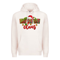Pale Pink christmas pop pop claus Premium Hoodie - FaDigitalArtStudio