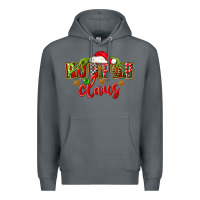 Rock christmas pop pop claus Premium Hoodie - FaDigitalArtStudio