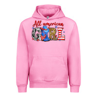 Fuchsia Pink All American girl Urban Hoodie - Neo Western