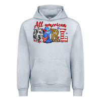 Heather Grey All American girl Urban Hoodie - Neo Western