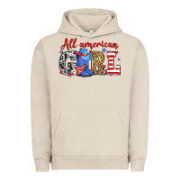 Pigment French Oak All American girl Urban Hoodie - Neo Western