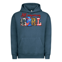 Pigment Midnight Navy All American girl Urban Hoodie - Neo Western