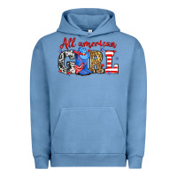 Pigment Pebble Blue All American girl Urban Hoodie - Neo Western