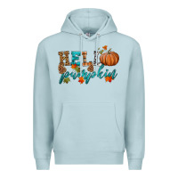 Blue Mist hello pumpkin Premium Hoodie - HRA Design Shop