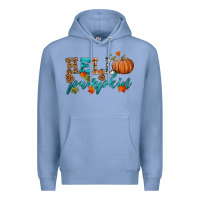 Colony Blue hello pumpkin Premium Hoodie - HRA Design Shop