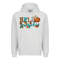 Dove Grey hello pumpkin Premium Hoodie - HRA Design Shop