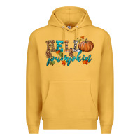 Mustard hello pumpkin Premium Hoodie - HRA Design Shop
