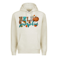 Oatmeal Heather hello pumpkin Premium Hoodie - HRA Design Shop