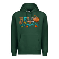 Sports Green hello pumpkin Premium Hoodie - HRA Design Shop