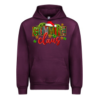 Mauve Wine Christmas gimmie claus Urban Hoodie - FaDigitalArtStudio