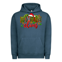 Pigment Midnight Navy Christmas gimmie claus Urban Hoodie - FaDigitalArtStudio