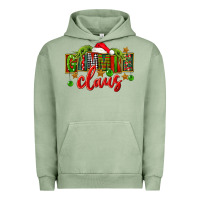 Pigment Oil Green Christmas gimmie claus Urban Hoodie - FaDigitalArtStudio