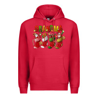 Cardinal christmas grandma Premium Hoodie - FaDigitalArtStudio