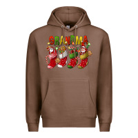 Chestnut christmas grandma Premium Hoodie - FaDigitalArtStudio