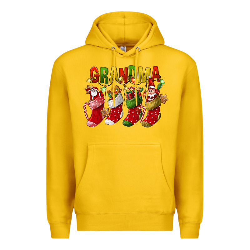 Christmas Grandma Premium Hoodie by FaDigitalArtStudio | Teevron