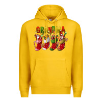 Lemon christmas grandma Premium Hoodie - FaDigitalArtStudio