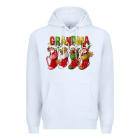 White christmas grandma Premium Hoodie - FaDigitalArtStudio