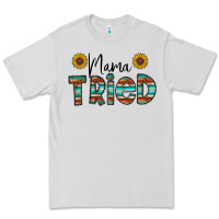 Dove Grey mama tried Premium Tee - CowhideDigitalArt