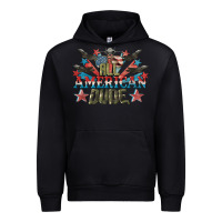 Black All American dude 4th of July Urban Hoodie - CowGirlArtShop