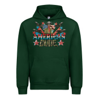Forest Green All American dude 4th of July Urban Hoodie - CowGirlArtShop