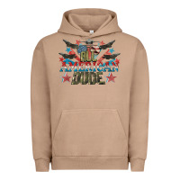 Pigment Burro All American dude 4th of July Urban Hoodie - CowGirlArtShop