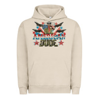 Pigment French Oak All American dude 4th of July Urban Hoodie - CowGirlArtShop
