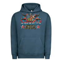 Pigment Midnight Navy All American dude 4th of July Urban Hoodie - CowGirlArtShop