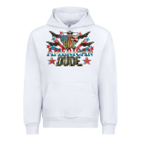 White All American dude 4th of July Urban Hoodie - CowGirlArtShop