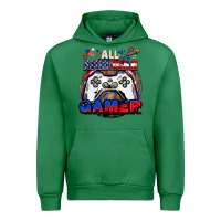 Emerald All American gamer 4th of july Urban Hoodie - CowGirlArtShop