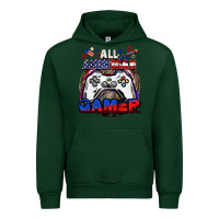Forest Green All American gamer 4th of july Urban Hoodie - CowGirlArtShop