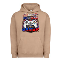 Pigment Burro All American gamer 4th of july Urban Hoodie - CowGirlArtShop
