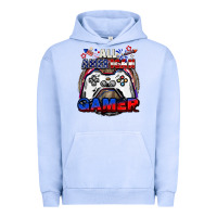 Pigment Grape Ice All American gamer 4th of july Urban Hoodie - CowGirlArtShop