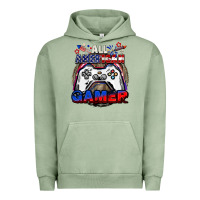 Pigment Oil Green All American gamer 4th of july Urban Hoodie - CowGirlArtShop