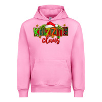 Fuchsia Pink Christmas kizzie claus Urban Hoodie - FaDigitalArtStudio