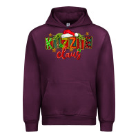 Mauve Wine Christmas kizzie claus Urban Hoodie - FaDigitalArtStudio