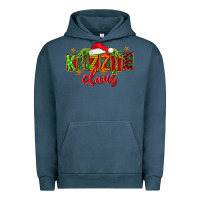 Pigment Midnight Navy Christmas kizzie claus Urban Hoodie - FaDigitalArtStudio