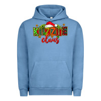 Pigment Pebble Blue Christmas kizzie claus Urban Hoodie - FaDigitalArtStudio