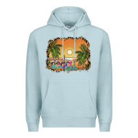 Blue Mist beach vibes Premium Hoodie - SublimationCraftShop