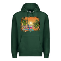 Sports Green beach vibes Premium Hoodie - SublimationCraftShop