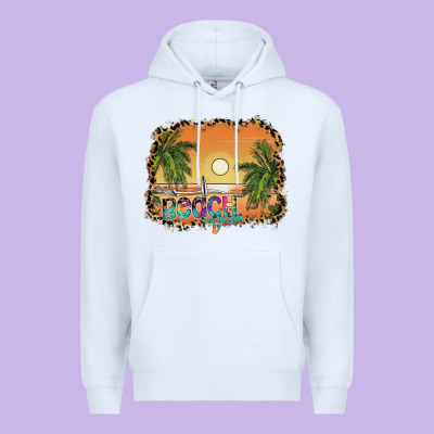 Beach Vibes Premium Hoodie Designed By Sublimationcraftshop