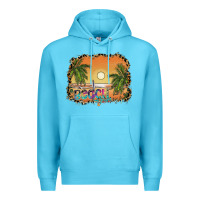 Ocean Blue beach vibes Premium Hoodie - SublimationCraftShop