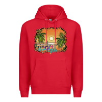 Red beach vibes Premium Hoodie - SublimationCraftShop