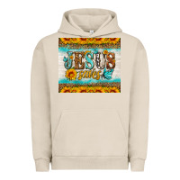 Pigment French Oak jesus saves tumbler Urban Hoodie - HRA Design Shop